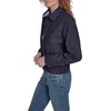 image:imageNautica Womens Long Sleeve Cotton Collared Zip Front JacketNight Sky