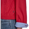 image:imageNautica Womens Long Sleeve Cotton Collared Zip Front JacketScarlet