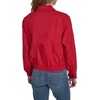 image:imageNautica Womens Long Sleeve Cotton Collared Zip Front JacketScarlet