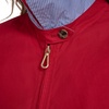 image:imageNautica Womens Long Sleeve Cotton Collared Zip Front JacketScarlet
