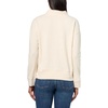 image:imageNautica Womens Long Sleeve Mock Neck Pullover SweatshirtWhite Swan