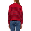 image:imageNautica Womens Long Sleeve Pullover Mockneck SweaterHaute RedNight Sky