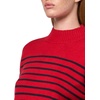 image:imageNautica Womens Long Sleeve Pullover Mockneck SweaterHaute RedNight Sky