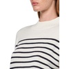 image:imageNautica Womens Long Sleeve Pullover Mockneck SweaterIvoryNight Sky