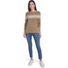 image:imageNautica Womens Mariner Stripe Pullover Boatneck Long SleeveCamel Multi