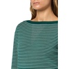 image:imageNautica Womens Mariner Stripe Pullover Boatneck Long SleeveForest Multi