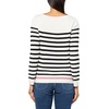 image:imageNautica Womens Mariner Stripe Pullover Boatneck Long SleeveIvory Multi