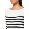 image:imageNautica Womens Mariner Stripe Pullover Boatneck Long SleeveIvory Multi