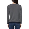 image:imageNautica Womens Mariner Stripe Pullover Boatneck Long SleeveNight Sky Multi