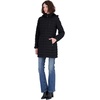 image:imageNautica Womens Midweight Stretch Puffer Jacket With Faux Fur Lined HoodBlack