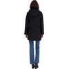 image:imageNautica Womens Midweight Stretch Puffer Jacket With Faux Fur Lined HoodBlack