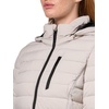 image:imageNautica Womens Midweight Stretch Puffer Jacket With Faux Fur Lined HoodLimestone