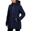 image:imageNautica Womens Midweight Stretch Puffer Jacket with Storm CuffsNavy Seas