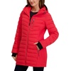 image:imageNautica Womens Midweight Stretch Puffer Jacket with Storm CuffsRose Coral