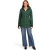 image:imageNautica Womens Midweight Stretch Puffer Jacket with Storm CuffsVerde