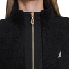 image:imageNautica Womens Mockneck Fleece Sweater PulloverBlack