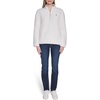 image:imageNautica Womens Mockneck Fleece Sweater PulloverNew Soft Ivory