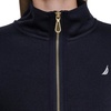 image:imageNautica Womens Mockneck Zip Up Fleece JacketNew Night Sky