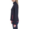 image:imageNautica Womens Mockneck Zip Up Fleece JacketNight Sky