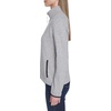 image:imageNautica Womens Mockneck Zip Up Fleece JacketStorm Heather Grey