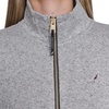 image:imageNautica Womens Mockneck Zip Up Fleece JacketStorm Heather Grey