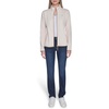 image:imageNautica Womens Mockneck Zip Up Fleece JacketWhite Swan