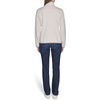 image:imageNautica Womens Mockneck Zip Up Fleece JacketWhite Swan