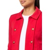 image:imageNautica Womens Open Front Knit Captains Jacket JacketScarlet