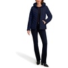 image:imageNautica Womens Packable Stretch Puffer Jacket With Adjustable HemNavy Seas