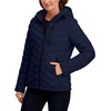 image:imageNautica Womens Packable Stretch Puffer Jacket With Adjustable HemNavy Seas