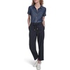 image:imageNautica Womens Pull on Cuffed Solid Ankle Length PantsNight Sky