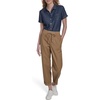 image:imageNautica Womens Pull on Cuffed Solid Ankle Length PantsSage
