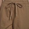 image:imageNautica Womens Pull on Cuffed Solid Ankle Length PantsTigers Eye