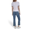 image:imageNautica Womens Short Sleeve Cable Pullover Sweater with TippingBright White Multi