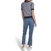 image:imageNautica Womens Short Sleeve Cable Pullover Sweater with TippingNight Sky Ivory