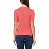 image:imageNautica Womens Short Sleeve Crew Neck Cable Solid SweaterCoralie