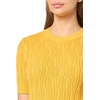 image:imageNautica Womens Short Sleeve Crew Neck Cable Solid SweaterDeep Maize