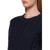 image:imageNautica Womens Short Sleeve Crew Neck Cable Solid SweaterNight Sky