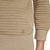 image:imageNautica Womens Short Sleeve Lurex VNeck PulloverLight Heather Fawn