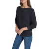 image:imageNautica Womens Short Sleeve Lurex VNeck PulloverNight Sky