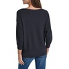 image:imageNautica Womens Short Sleeve Lurex VNeck PulloverNight Sky