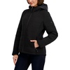 image:imageNautica Womens Short Stretch Hybrid Puffer JacketCaviar Black