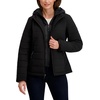 image:imageNautica Womens Short Stretch Hybrid Puffer JacketCaviar Black