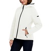 image:imageNautica Womens Short Stretch Hybrid Puffer JacketSail White
