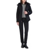 image:imageNautica Womens Short Stretch Puffer Jacket With Fur HoodMidnight