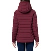 image:imageNautica Womens Short Stretch Puffer Jacket With Fur HoodSpice