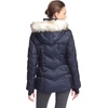 image:imageNautica Womens Short Stretch Puffer Jacket with Storm CuffsMarine