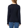 image:imageNautica Womens Soft Heart Long Sleeve Crewneck SweaterNight SkyAster Pink