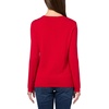 image:imageNautica Womens Soft Heart Long Sleeve Crewneck SweaterScarletAster Pink