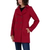 image:imageNautica Womens Soft Wool Blend PeacoatDeep Red
